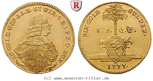 Klicken Sie auf das Bild um es auf Ihrem Rechner zu speichern wuerzburg-bistum-adam-friedrich-von-seinsheim-goldgulden/45581.jpg