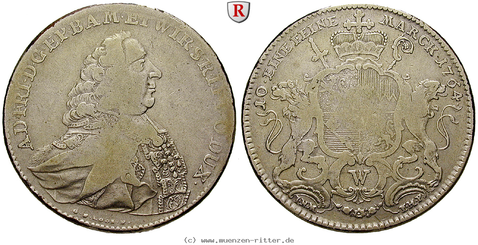 Klicken Sie auf das Bild um es auf Ihrem Rechner zu speichern wuerzburg-bistum-adam-friedrich-von-seinsheim-konventionstaler/95743.jpg