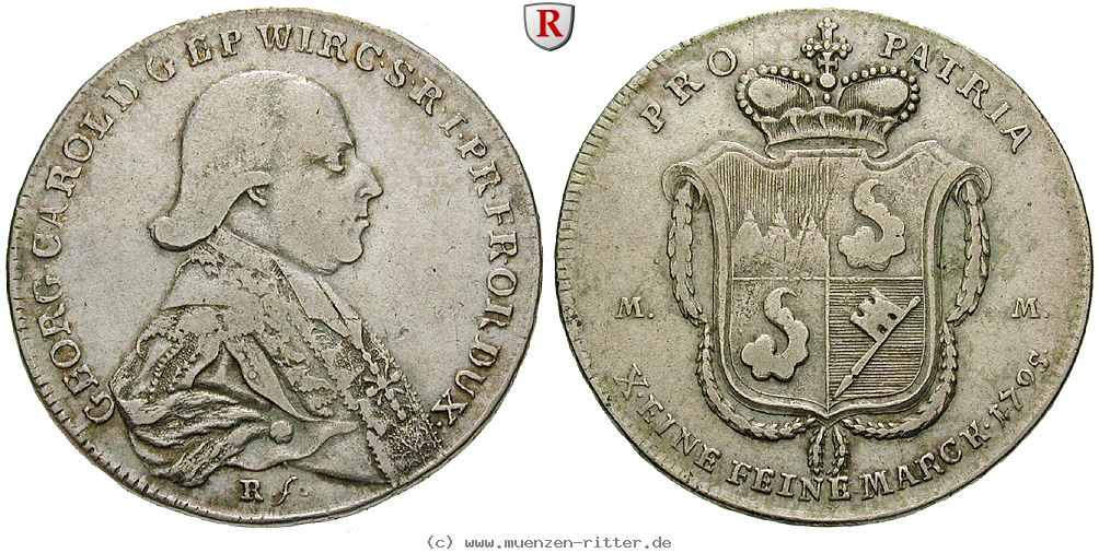 Klicken Sie auf das Bild um es auf Ihrem Rechner zu speichern wuerzburg-bistum-georg-carl-von-fechenbach-kontributionstaler/73973.jpg