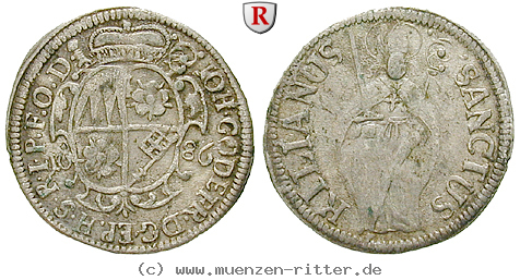 Klicken Sie auf das Bild um es auf Ihrem Rechner zu speichern wuerzburg-bistum-johann-gottfried-ii-von-guttenberg-schilling/41677.jpg
