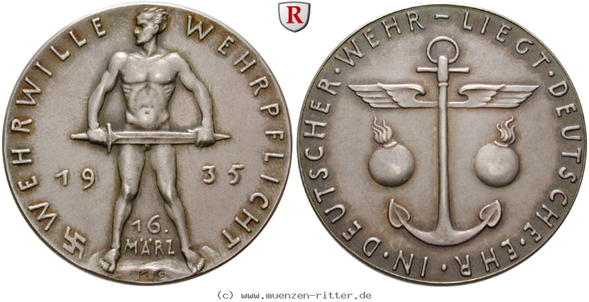 Klicken Sie auf das Bild um es auf Ihrem Rechner zu speichern zeitgeschehen-silbermedaille/emed287.jpg