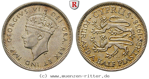 Klicken Sie auf das Bild um es auf Ihrem Rechner zu speichern zypern-george-vi-4-1-2-piastres/62777.jpg
